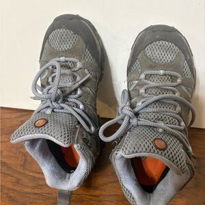 Merrell Light Gray Mesh Trail Shoes